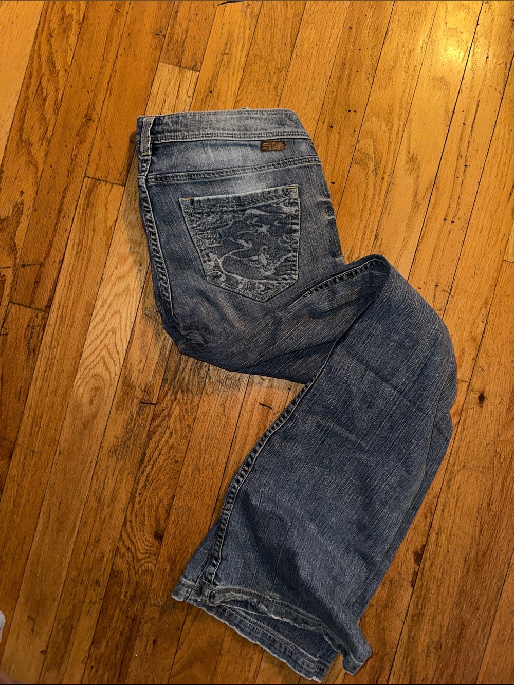 Cowboy Silver Jeans Women’s Faded Blue Boot-Cut Jeans